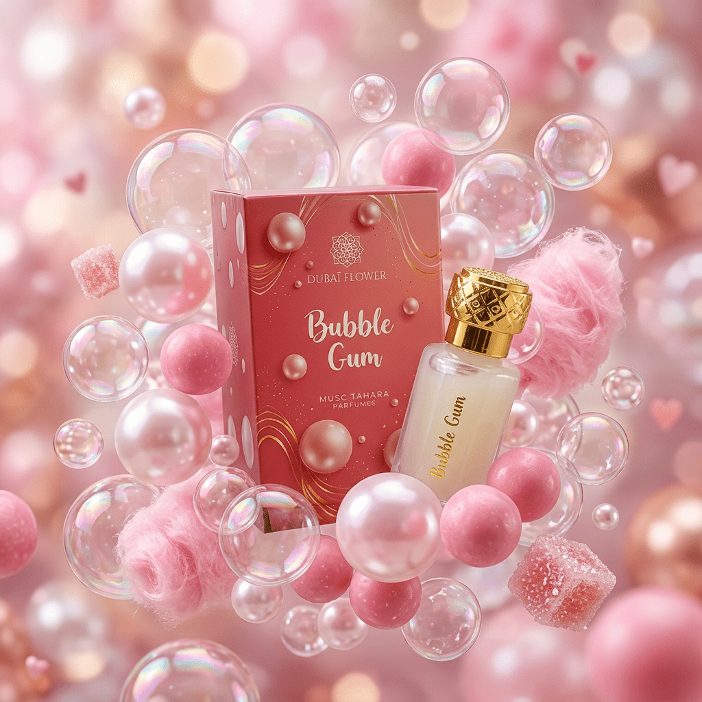 DUBAI FLOWER Bubble Gum MUSC TAHARA PARFUMEE 12ml