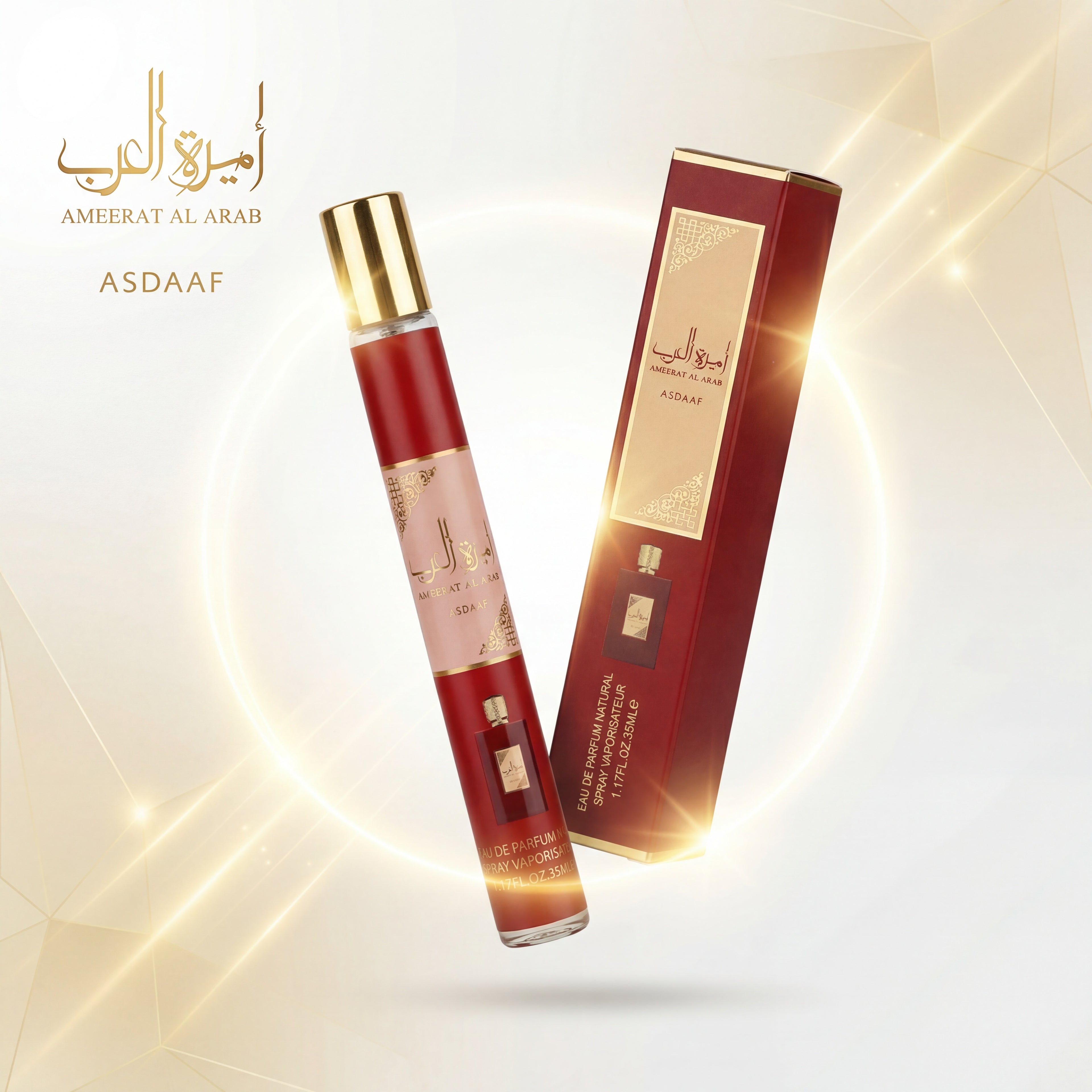 AMEERAT AL ARAB ASDAAF EAU DE PARFUM NATURAL SPRAY VAPORISATEUR 35ML