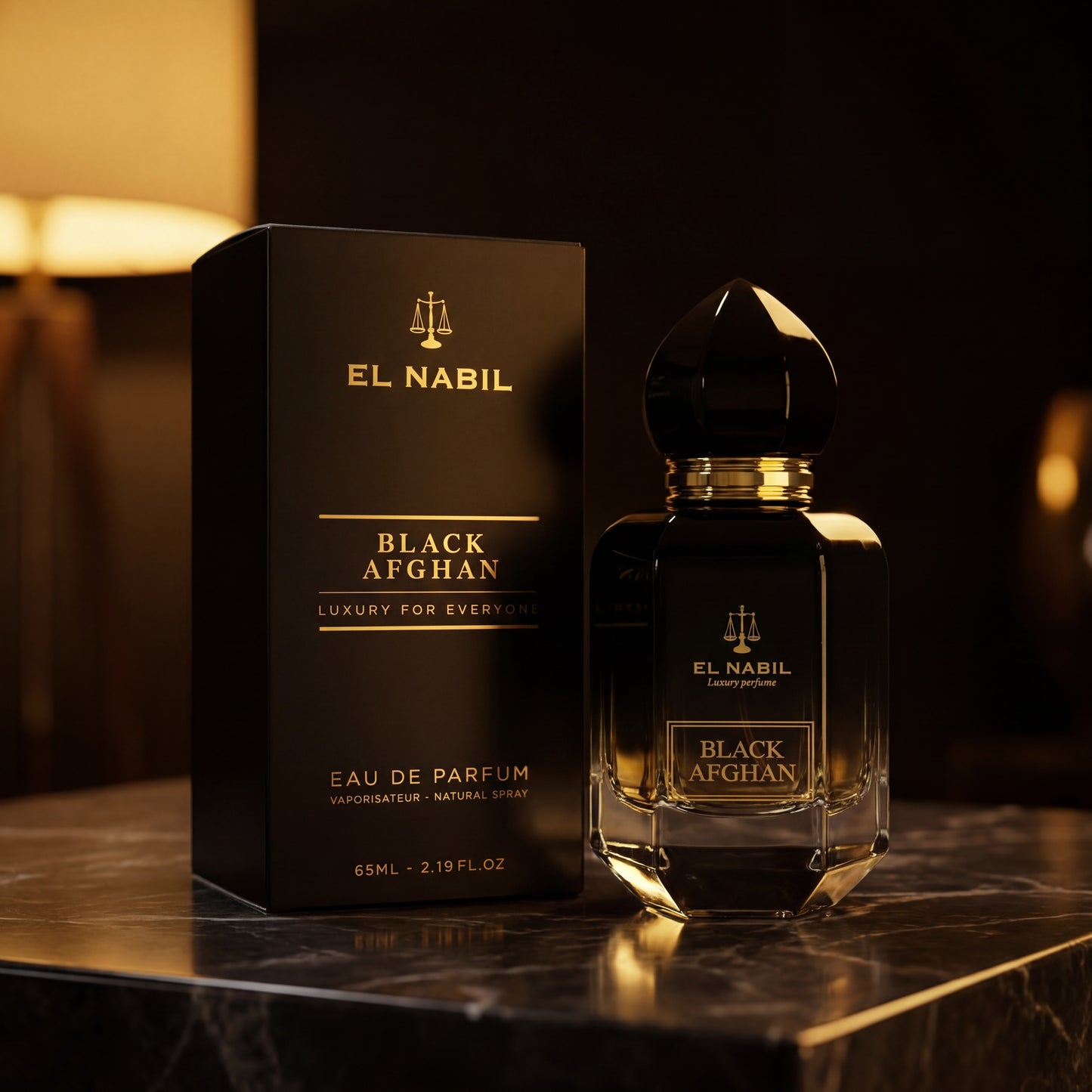 EL NABIL BLACK AFGHAN LUXURY FOR EVERYONE EAU DE PARFUM 65ml