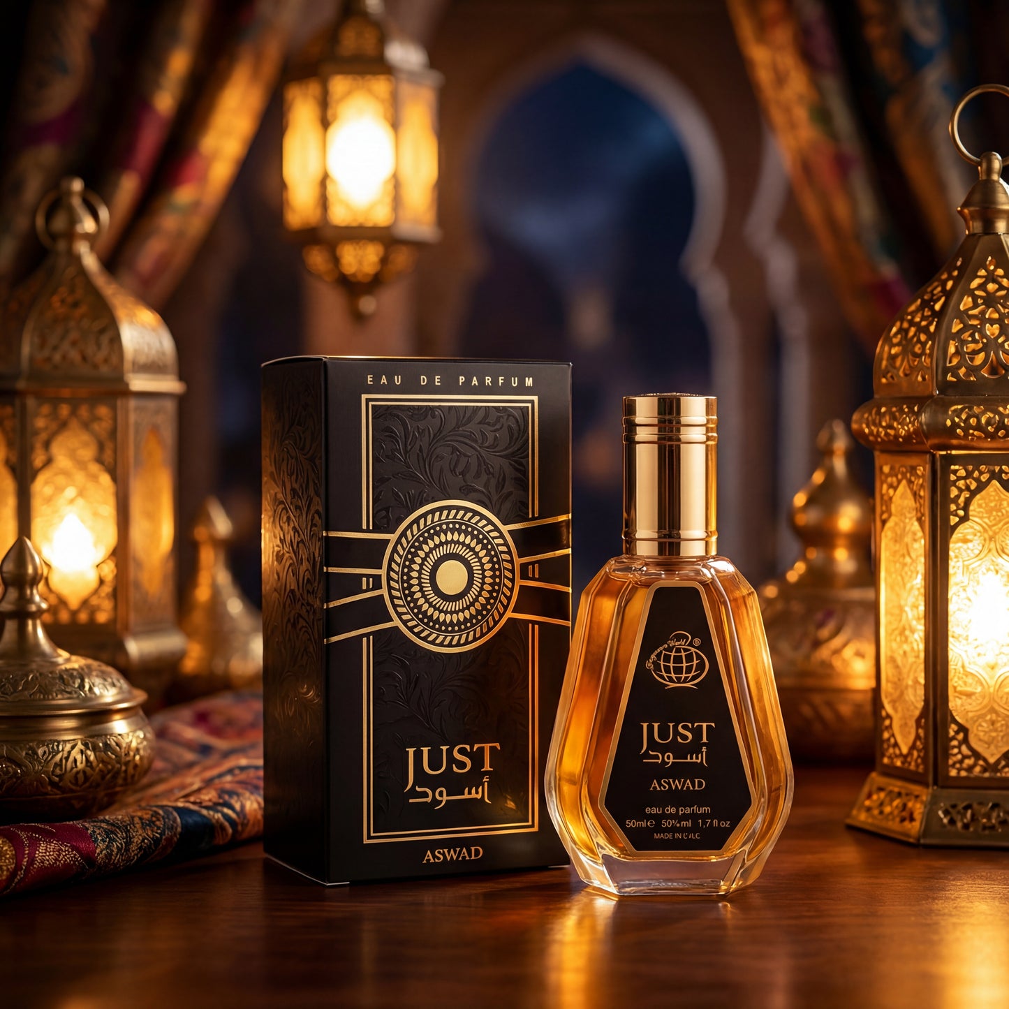 FRAGRANCE WORLD PERFUMES JUST ASWAD Eau de Parfum 50ml