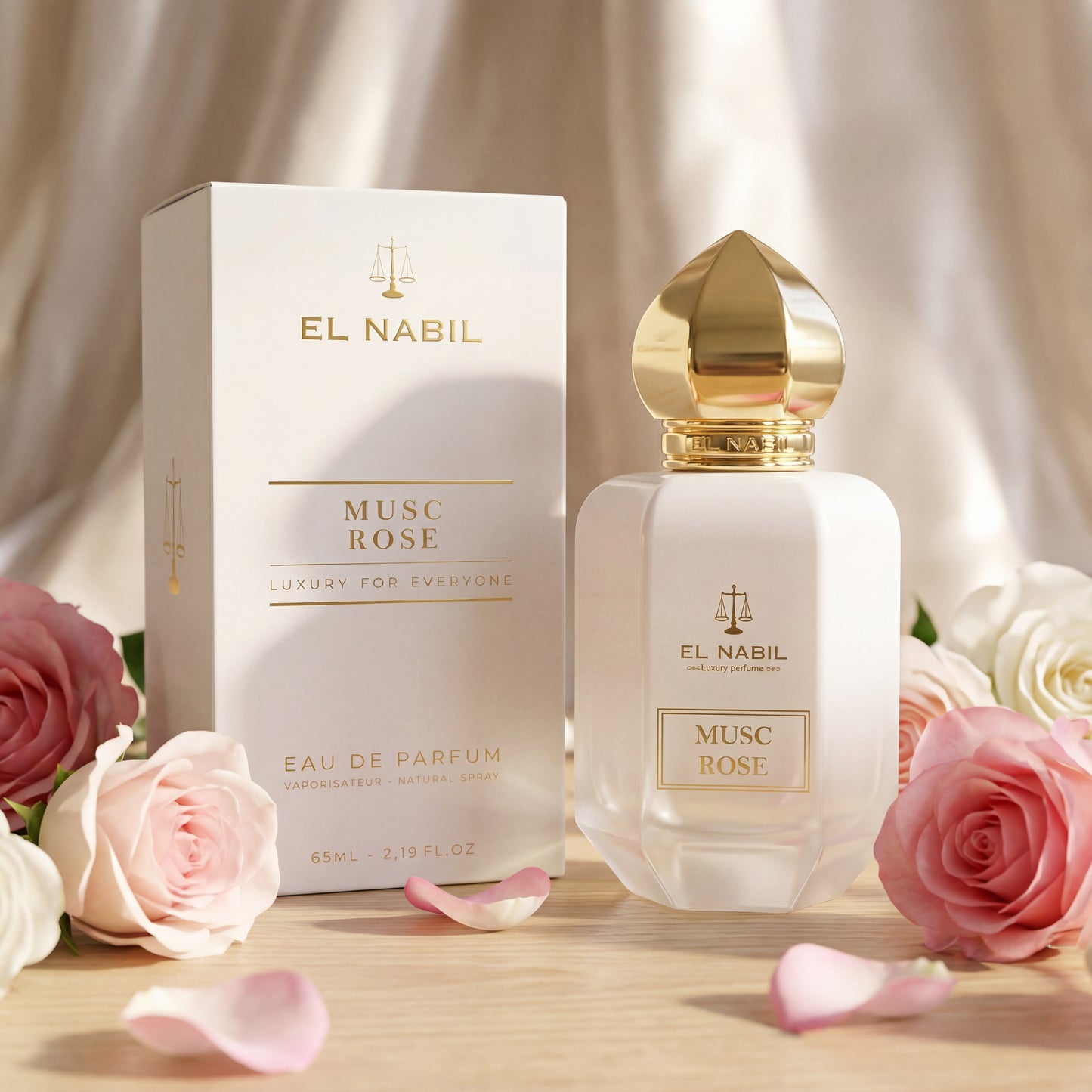 EL NABIL MUSC ROSE LUXURY FOR EVERYONE EAU DE PARFUM 65ml