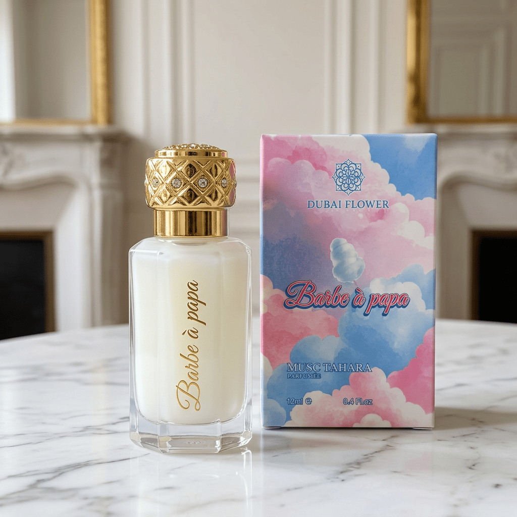 DUBAI FLOWER BARBE À PAPA MUSC TAHARA PARFUMEE 12ml