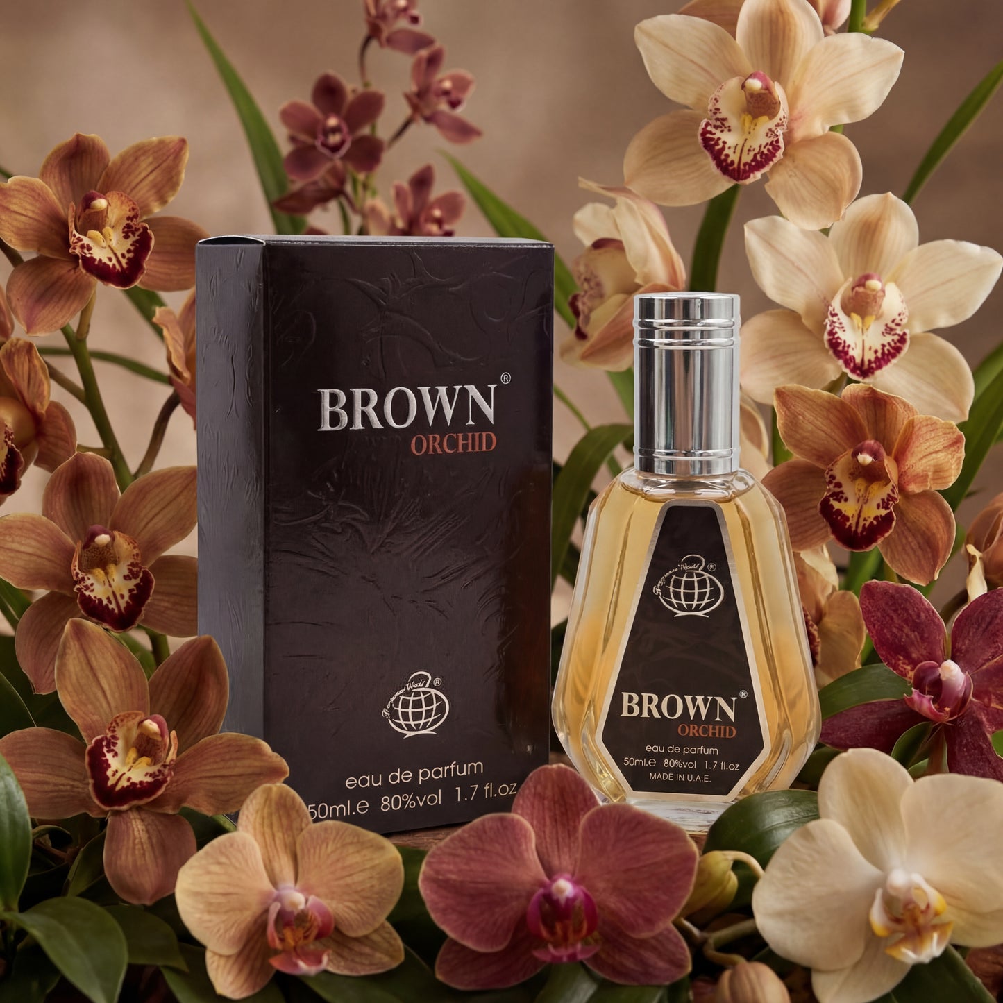 FRAGRANCE WORLD PERFUMES BROWM ORCHID Eau de Parfum 50ml