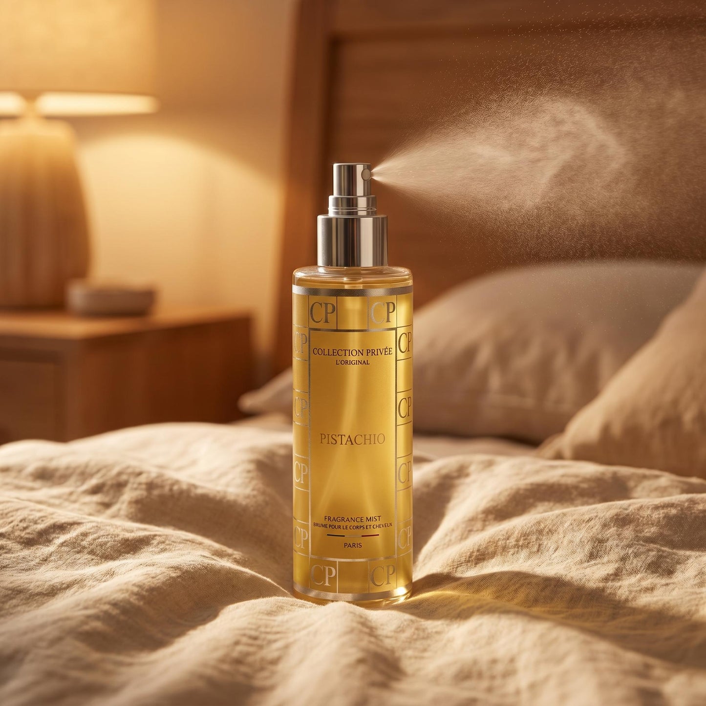 COLLECTION PRIVEE PISTACHIO FRAGRANCE MIST  BRUME POUR LE CORPS ET CHEVEUX 250ml