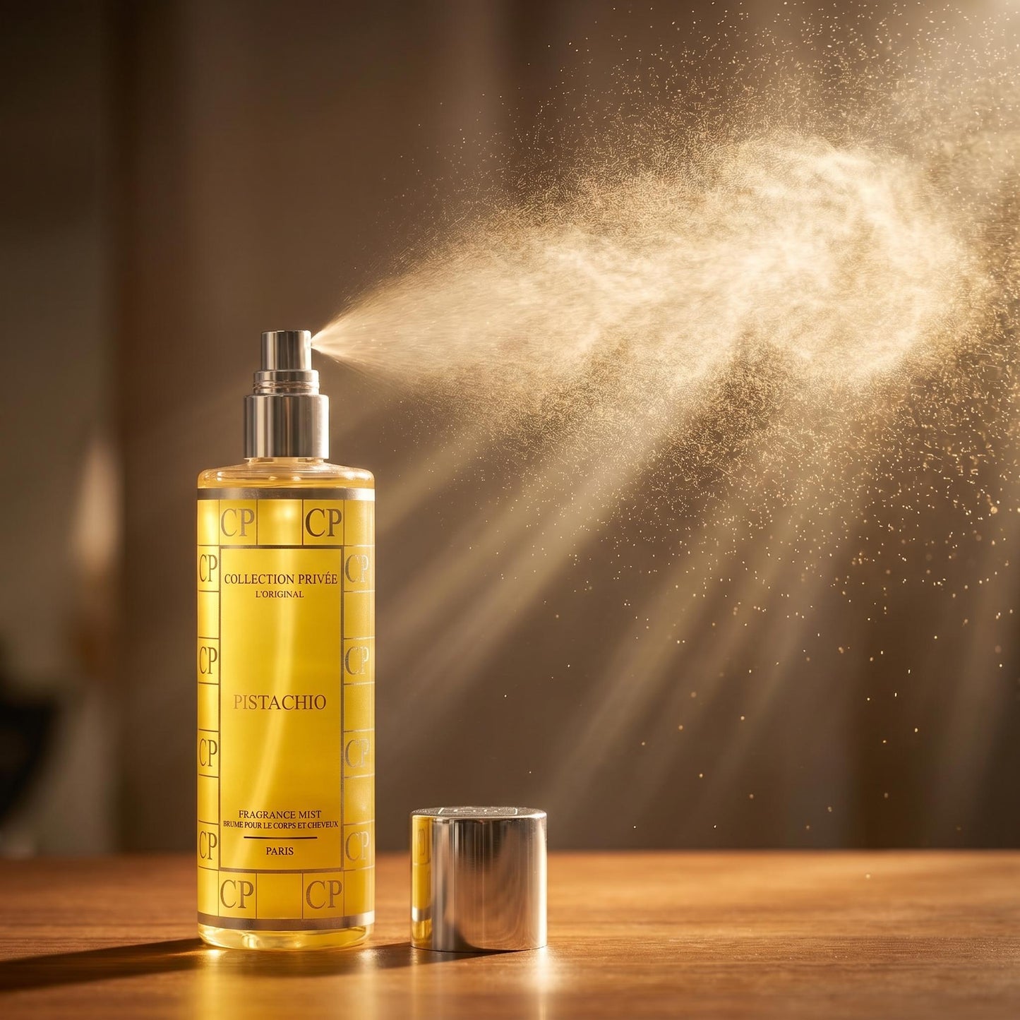COLLECTION PRIVEE PISTACHIO FRAGRANCE MIST  BRUME POUR LE CORPS ET CHEVEUX 250ml