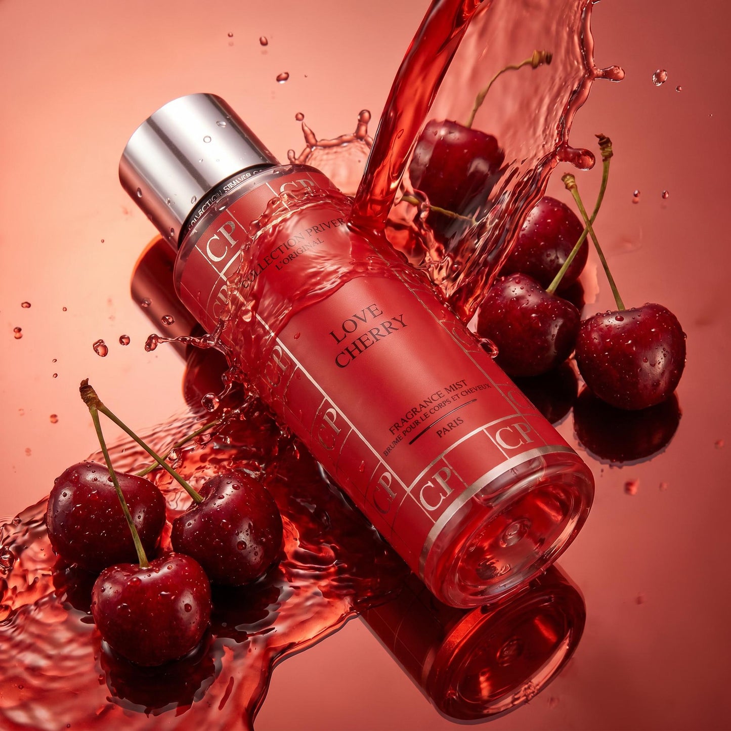 COLLECTION PRIVEE LOVE CHERRY FRAGRANCE MIST  BRUME POUR LE CORPS ET CHEVEUX 250ml