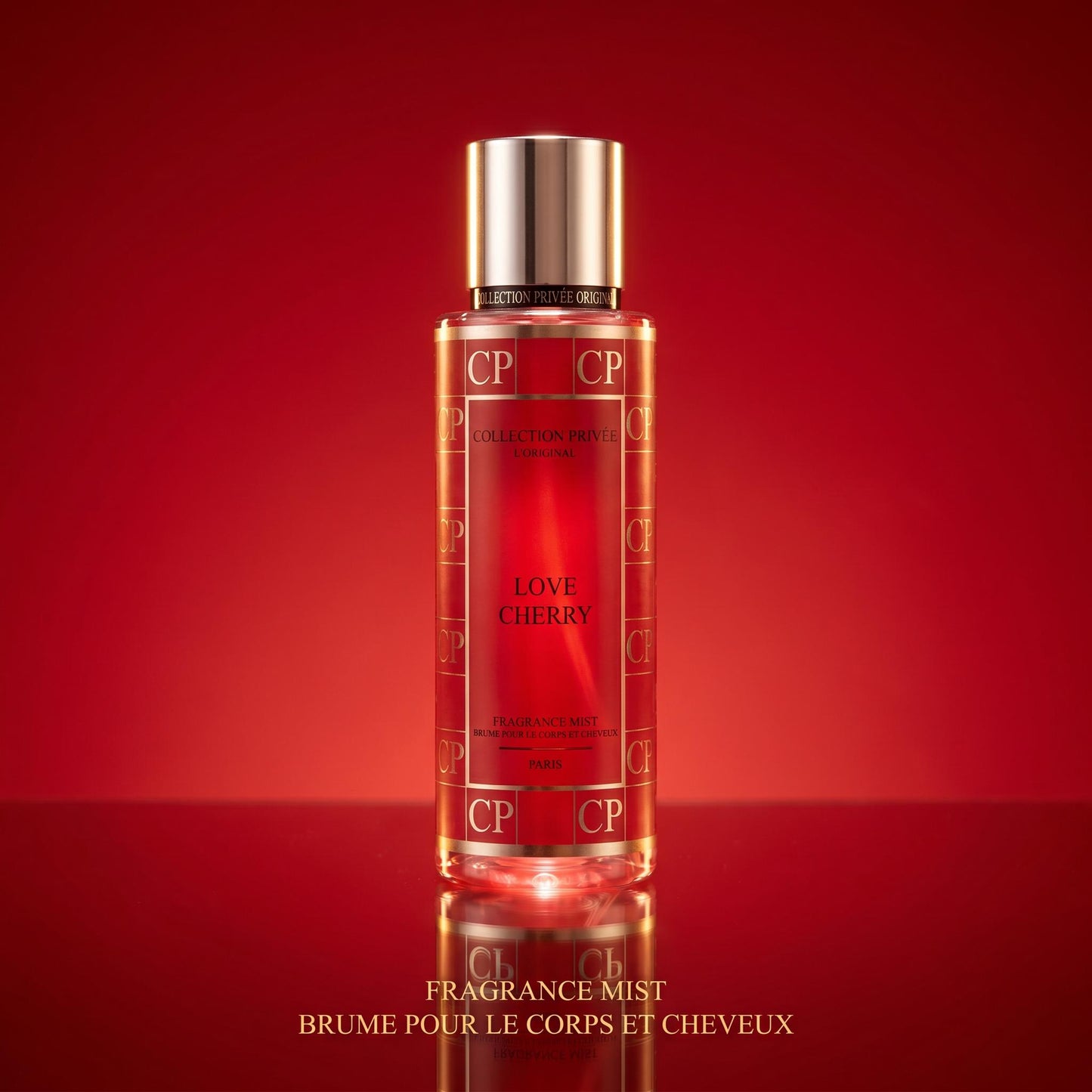 COLLECTION PRIVEE LOVE CHERRY FRAGRANCE MIST  BRUME POUR LE CORPS ET CHEVEUX 250ml