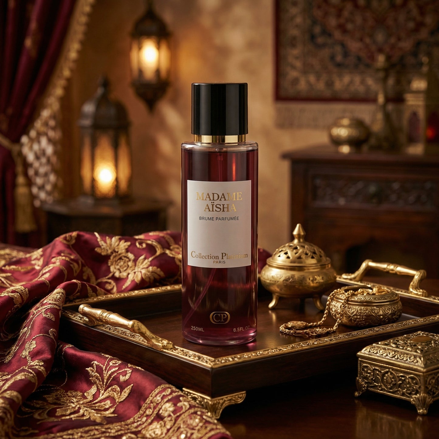 Collection Platinium PARIS MADAME AISHA BRUME PARFUMÉE 250ML